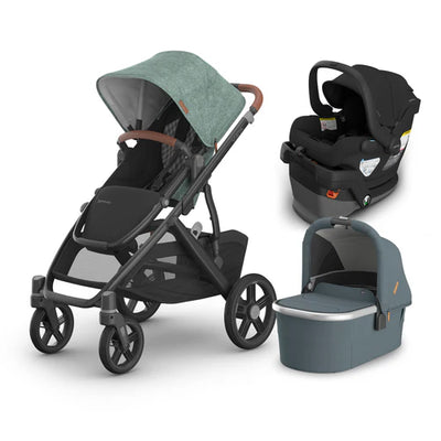 UPPAbaby Vista V3 From Birth Complete Travel System (Stroller + Mesa V3 Infant Car Seat + Bassinet V3)