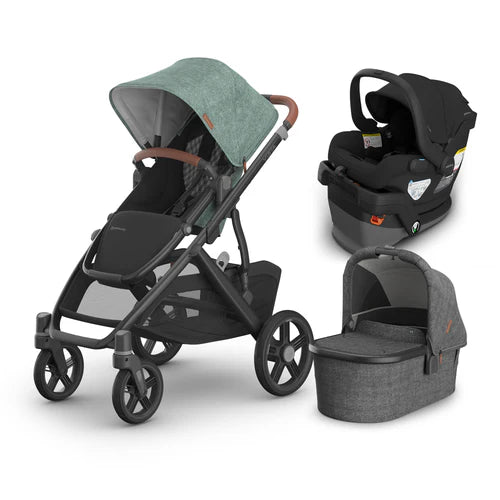 UPPAbaby Vista V3 From Birth Complete Travel System (Stroller + Mesa V3 Infant Car Seat + Bassinet V3)