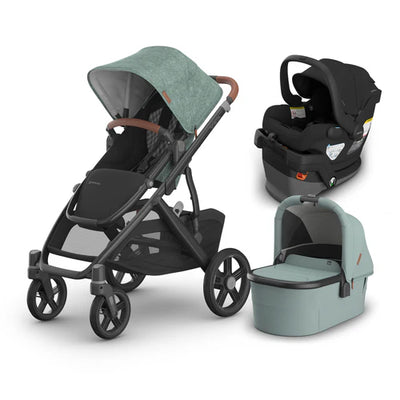 UPPAbaby Vista V3 From Birth Complete Travel System (Stroller + Mesa V3 Infant Car Seat + Bassinet V3)