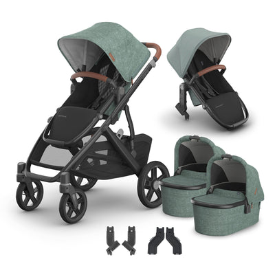 UPPAbaby Vista V3 + Bassinets Twin Bundle