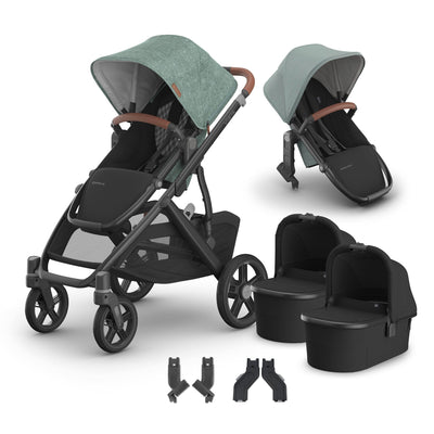 UPPAbaby Vista V3 + Bassinets Twin Bundle