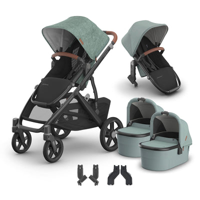 UPPAbaby Vista V3 + Bassinets Twin Bundle