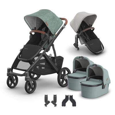 UPPAbaby Vista V3 + Bassinets Twin Bundle
