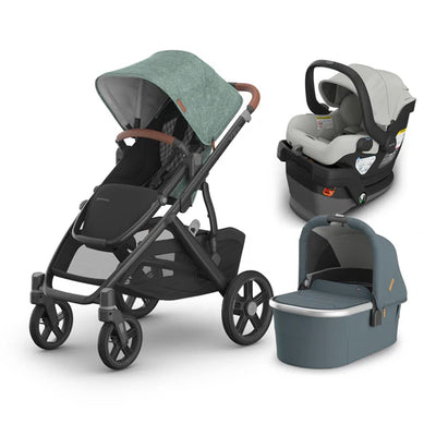 UPPAbaby Vista V3 From Birth Complete Travel System (Stroller + Mesa V3 Infant Car Seat + Bassinet V3)