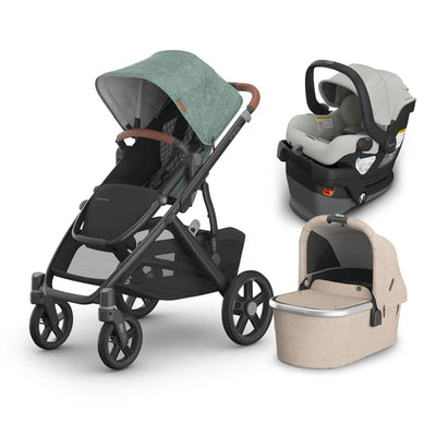 UPPAbaby Vista V3 From Birth Complete Travel System (Stroller + Mesa V3 Infant Car Seat + Bassinet V3)