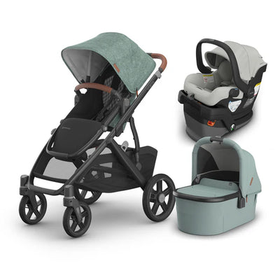 UPPAbaby Vista V3 From Birth Complete Travel System (Stroller + Mesa V3 Infant Car Seat + Bassinet V3)