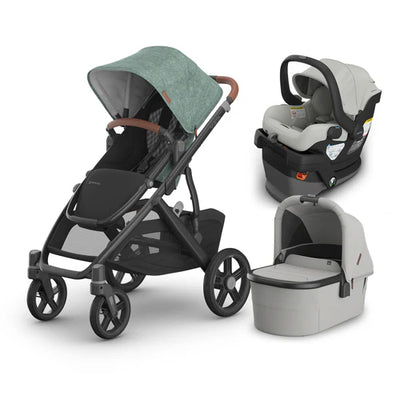 UPPAbaby Vista V3 From Birth Complete Travel System (Stroller + Mesa V3 Infant Car Seat + Bassinet V3)