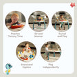 Tiny Love Tiny Mariners 5-in-1 Here I Grow Stationary Activity Center - Bambi Baby