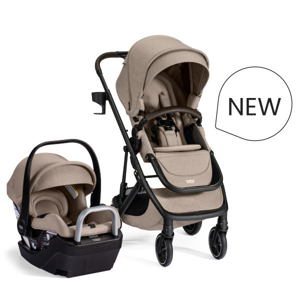 Britax Prism Full-Size Travel System With Willow S Infant Car Seat and Alpine Base- Strolleria