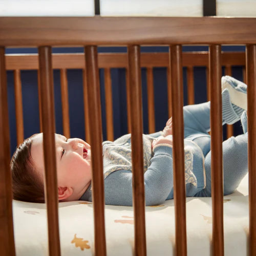 Maxi Cosi Embraced Forms Island Crib - Chestnut Stain