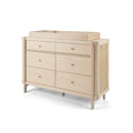 Natural Wood Maxi Cosi Brisa 6-Drawer Dresser - Side Angle | Strolleria