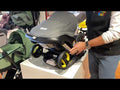 Dark Gray Doona Car Seat with Insect Net - Trade Show Demo | Strolleria
