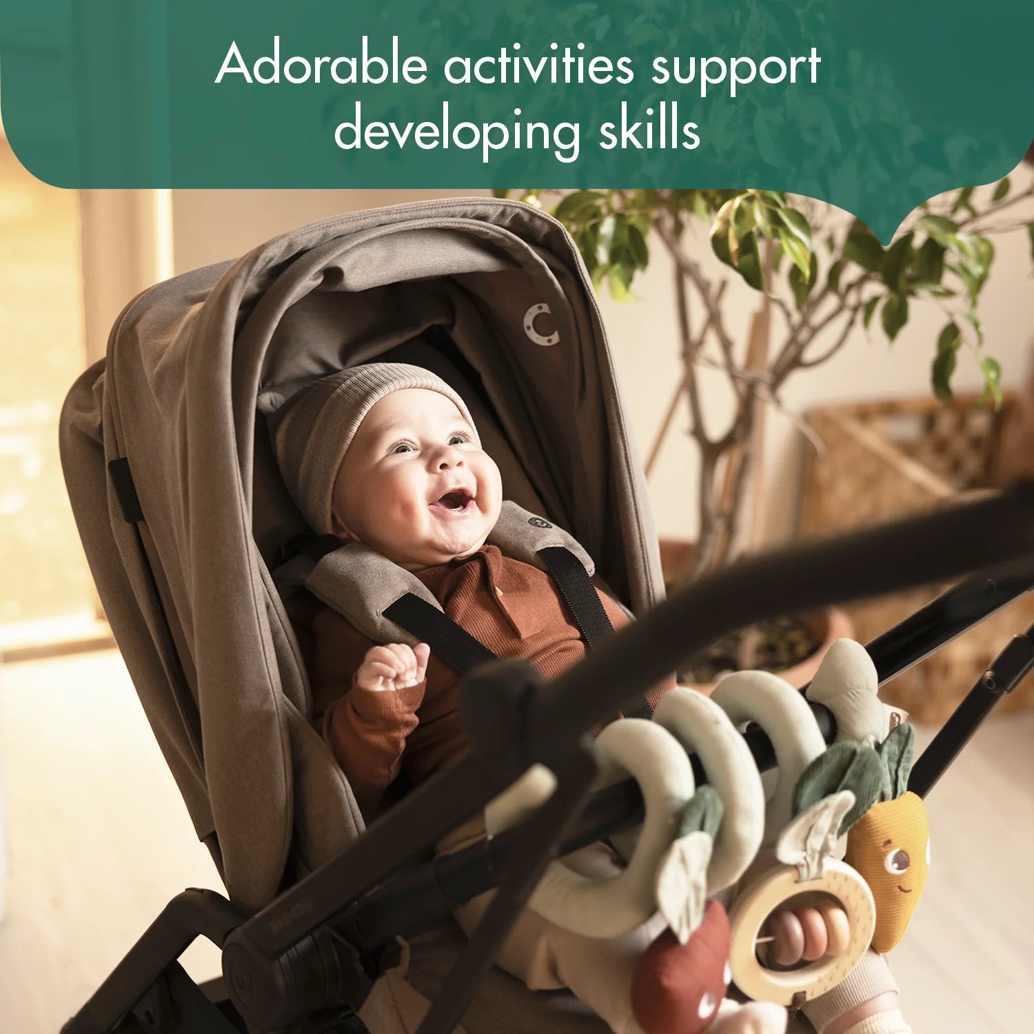 Tiny Love Garden of Adventures Spiral Stroller Activity Toy- Strolleria