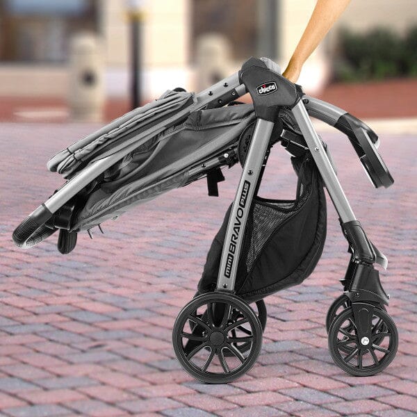Chicco Mini Bravo Plus Travel System - Slate- Strolleria