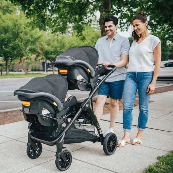 Chicco Corso Flex Infant Car Seat Adapter/Basket - Black- Strolleria