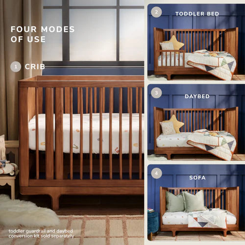 Maxi Cosi Embraced Forms Island Crib - Chestnut Stain