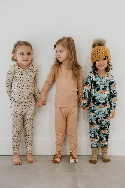 Forever French Baby - Bamboo Zip Pajamas | Charli Print