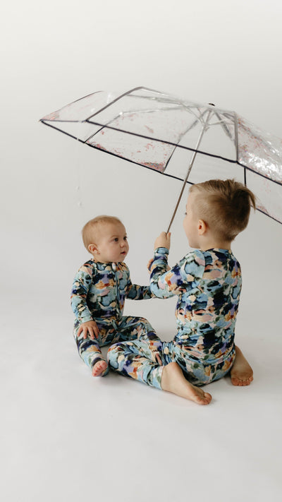 Forever French Baby - Bamboo Zip Pajamas | Charli Print