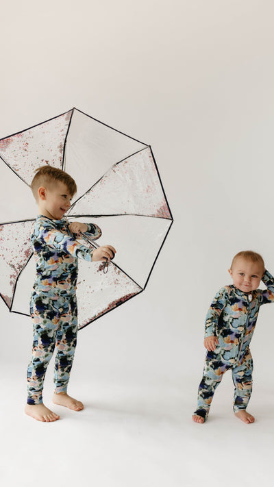 Forever French Baby - Bamboo Zip Pajamas | Charli Print