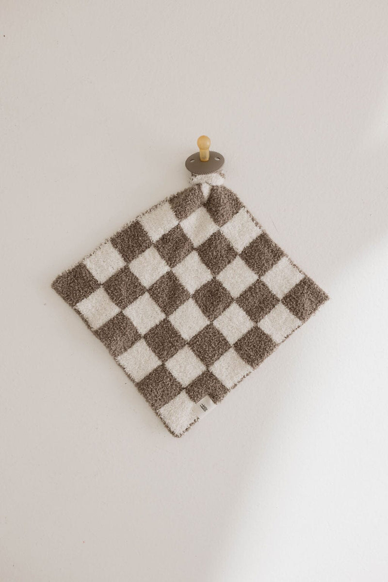 Forever French Baby - Lovey | Mushroom Checkerboard