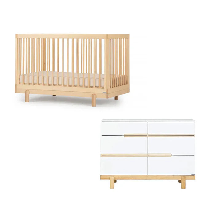 dadada Bliss Crib + Dresser Bundle- Strolleria