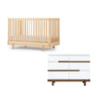dadada Bliss Crib + Dresser Bundle - Bambi Baby