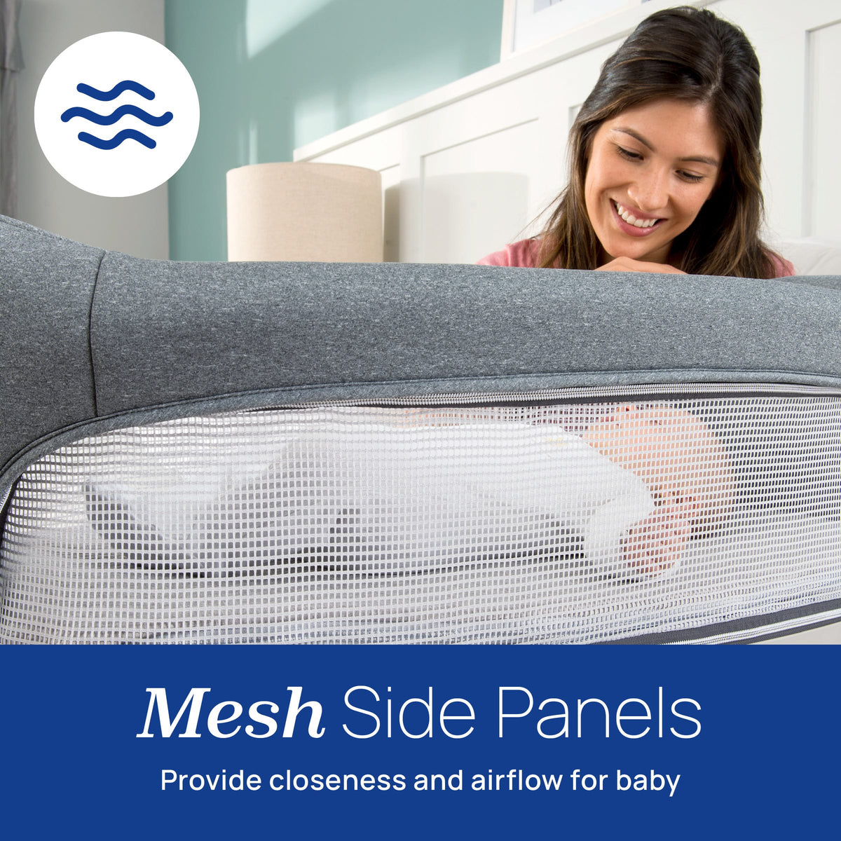 Chicco Close to You 3-in-1 Bedside Bassinet - Oat- Strolleria