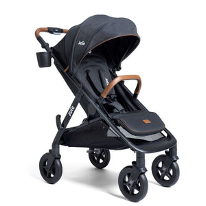Thunder Joie caraway™ whirl 2-in-1 Stroller - 3/4 Front View with Extended Canopy & Cup Holder | Strolleria