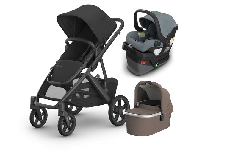 UPPAbaby Vista V3 From Birth Complete Travel System (Stroller + Mesa V3 Infant Car Seat + Bassinet V3)