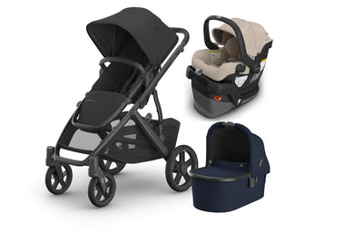 UPPAbaby Vista V3 From Birth Complete Travel System (Stroller + Mesa V3 Infant Car Seat + Bassinet V3)