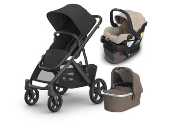 UPPAbaby Vista V3 From Birth Complete Travel System (Stroller + Mesa V3 Infant Car Seat + Bassinet V3)