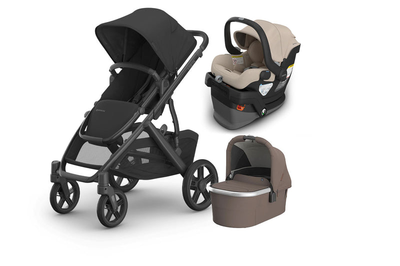 UPPAbaby Vista V3 From Birth Complete Travel System (Stroller + Mesa V3 Infant Car Seat + Bassinet V3)