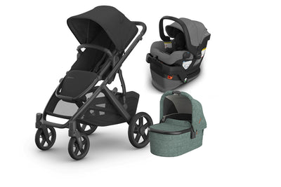 UPPAbaby Vista V3 From Birth Complete Travel System (Stroller + Mesa V3 Infant Car Seat + Bassinet V3)
