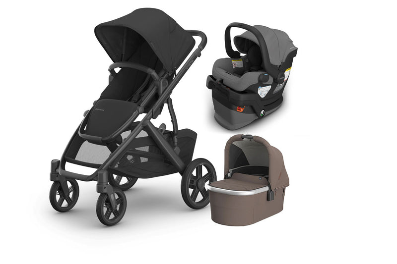 UPPAbaby Vista V3 From Birth Complete Travel System (Stroller + Mesa V3 Infant Car Seat + Bassinet V3)