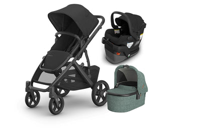 UPPAbaby Vista V3 From Birth Complete Travel System (Stroller + Mesa V3 Infant Car Seat + Bassinet V3)