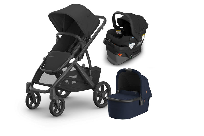 UPPAbaby Vista V3 From Birth Complete Travel System (Stroller + Mesa V3 Infant Car Seat + Bassinet V3)