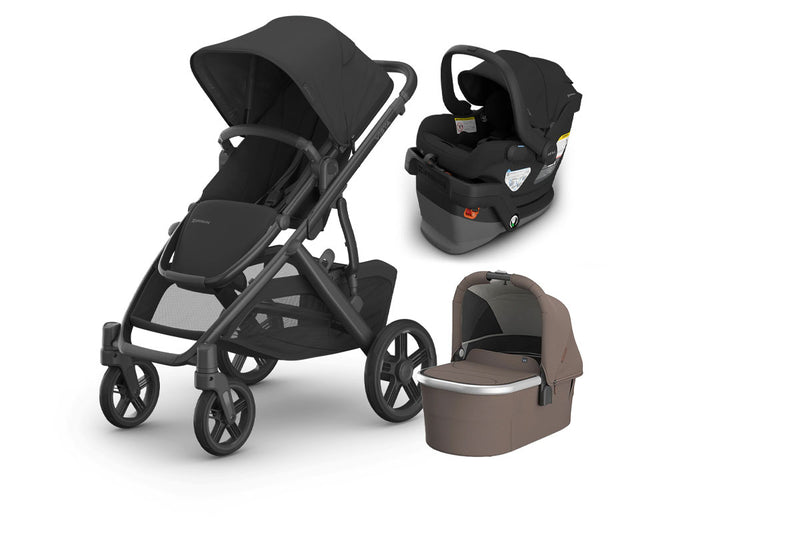 UPPAbaby Vista V3 From Birth Complete Travel System (Stroller + Mesa V3 Infant Car Seat + Bassinet V3)