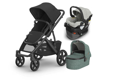 UPPAbaby Vista V3 From Birth Complete Travel System (Stroller + Mesa V3 Infant Car Seat + Bassinet V3)