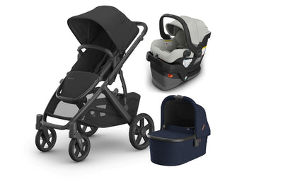 UPPAbaby Vista V3 From Birth Complete Travel System (Stroller + Mesa V3 Infant Car Seat + Bassinet V3)
