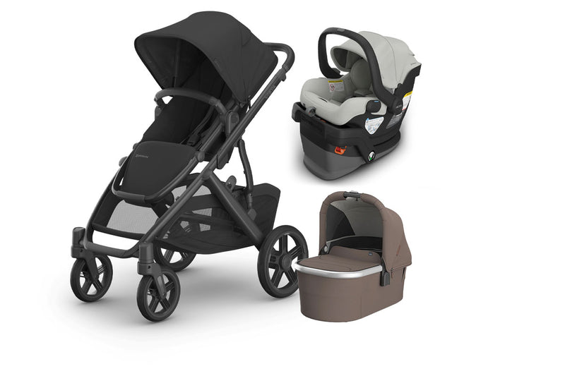 UPPAbaby Vista V3 From Birth Complete Travel System (Stroller + Mesa V3 Infant Car Seat + Bassinet V3)