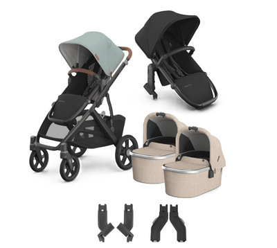 UPPAbaby Vista V3 + Bassinets Twin Bundle