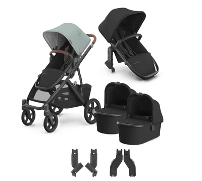 UPPAbaby Vista V3 + Bassinets Twin Bundle