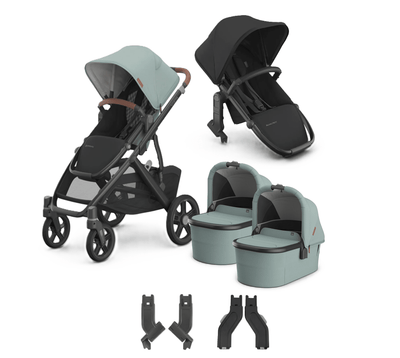 UPPAbaby Vista V3 + Bassinets Twin Bundle