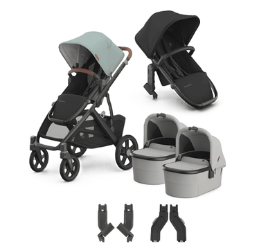 UPPAbaby Vista V3 + Bassinets Twin Bundle