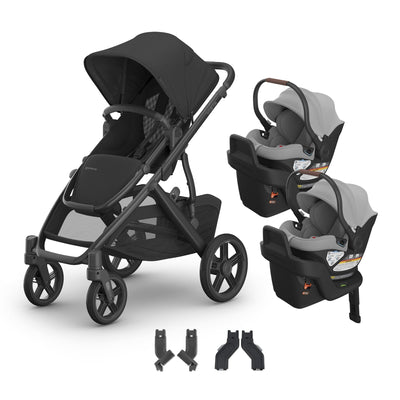 UPPAbaby Vista V3 + Aria Twin Travel System