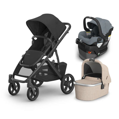 UPPAbaby Vista V3 From Birth Complete Travel System (Stroller + Mesa V3 Infant Car Seat + Bassinet V3)