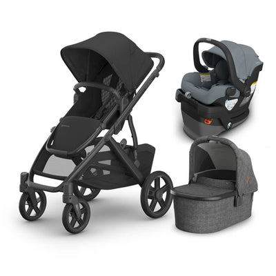 UPPAbaby Vista V3 From Birth Complete Travel System (Stroller + Mesa V3 Infant Car Seat + Bassinet V3)