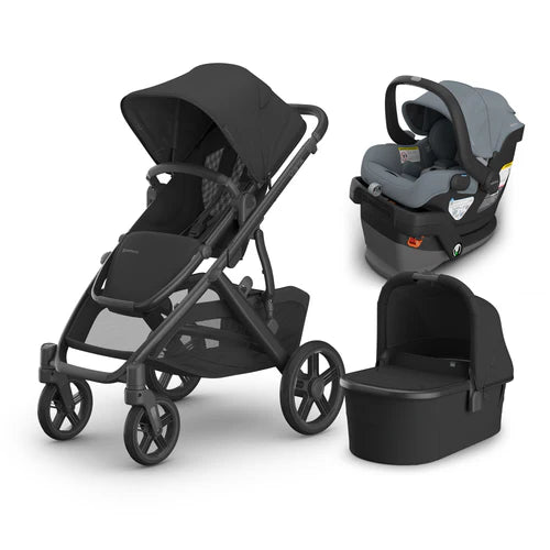 UPPAbaby Vista V3 From Birth Complete Travel System (Stroller + Mesa V3 Infant Car Seat + Bassinet V3)