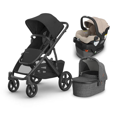 UPPAbaby Vista V3 From Birth Complete Travel System (Stroller + Mesa V3 Infant Car Seat + Bassinet V3)