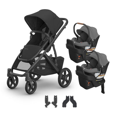UPPAbaby Vista V3 + Aria Twin Travel System